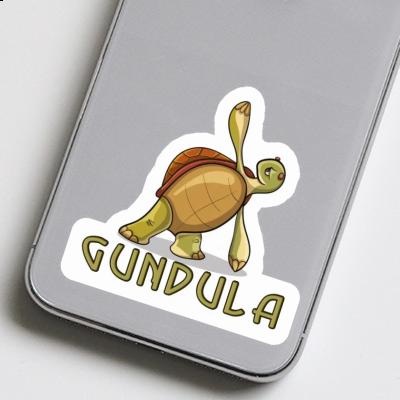 Yoga Turtle Sticker Gundula Gift package Image