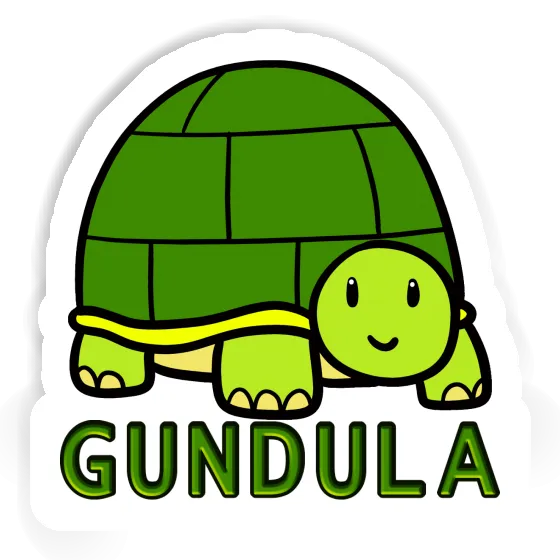 Gundula Aufkleber Schildkröte Gift package Image