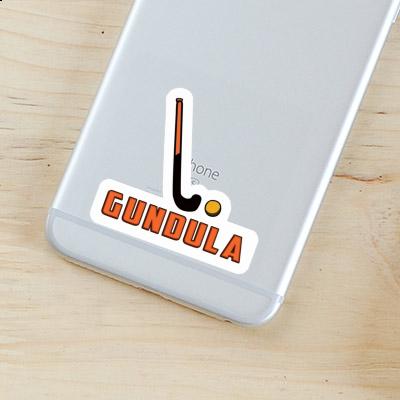 Sticker Gundula Floorball Stick Laptop Image