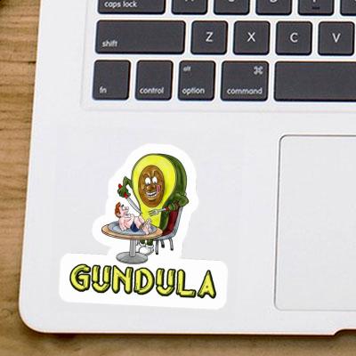 Sticker Gundula Avocado Notebook Image