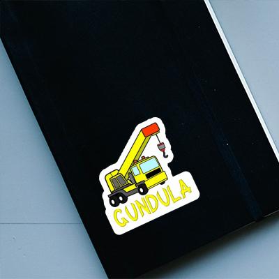 Sticker Gundula Kran Notebook Image