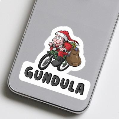 Cyclistes Autocollant Gundula Laptop Image