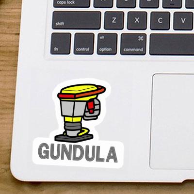 Sticker Gundula Vibrationsstampfer Notebook Image