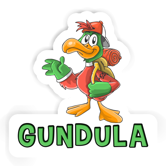 Sticker Wanderer Gundula Image