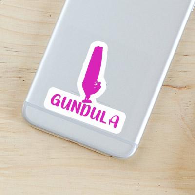 Gundula Autocollant Windsurfer Notebook Image