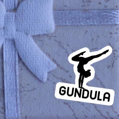 Sticker Yoga-Frau Gundula Image