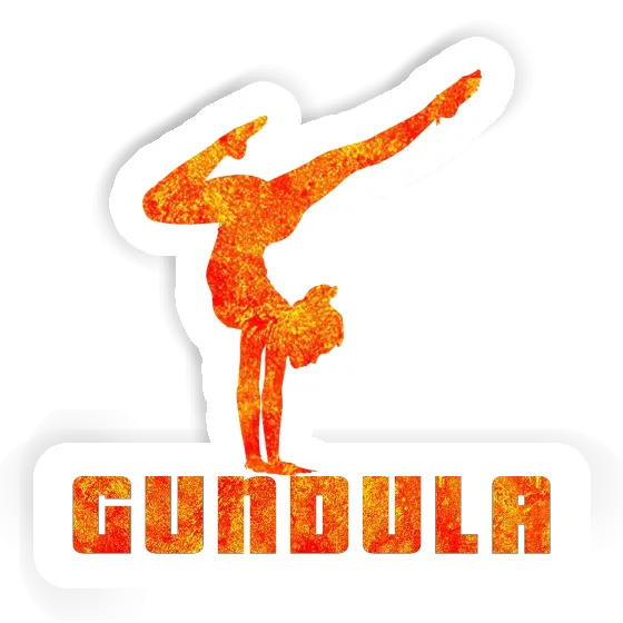 Sticker Yoga Woman Gundula Gift package Image