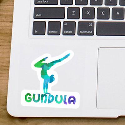 Aufkleber Gundula Yoga-Frau Gift package Image