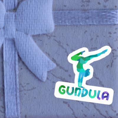 Aufkleber Gundula Yoga-Frau Gift package Image