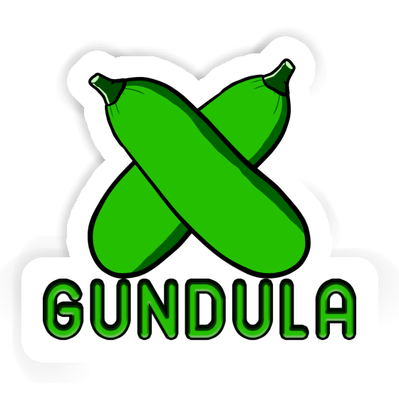 Sticker Zucchini Gundula Image