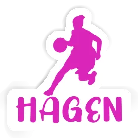 Basketball Player Sticker Hagen Image