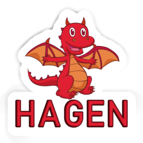 Aufkleber Hagen Drache Image