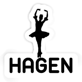 Sticker Ballerina Hagen Image