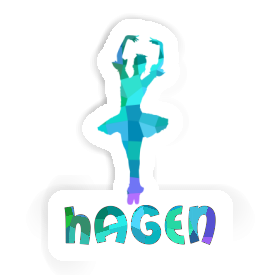 Aufkleber Hagen Ballerina Image