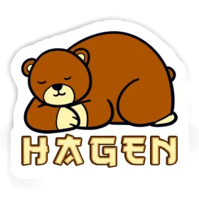 Hagen Sticker Bear Image