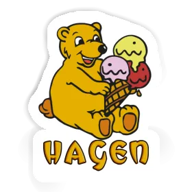 Ours de glace Autocollant Hagen Image