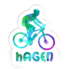 Aufkleber Biker Hagen Image