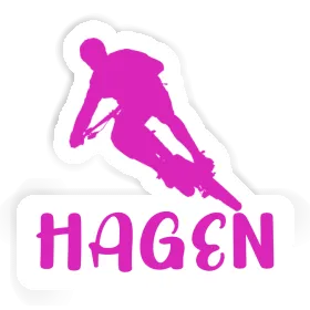 Autocollant Vététiste Hagen Image
