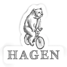 Sticker Velofahrer Hagen Image
