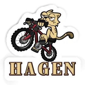Autocollant Chat Hagen Image
