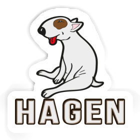 Sticker Bull Terrier Hagen Image