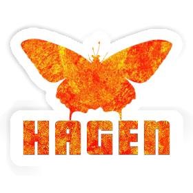 Hagen Autocollant Papillon Image