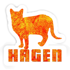 Hagen Sticker Katze Image