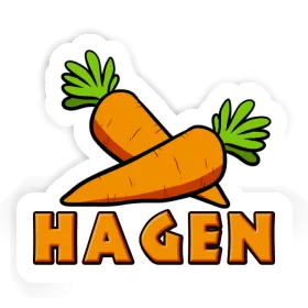 Carotte Autocollant Hagen Image