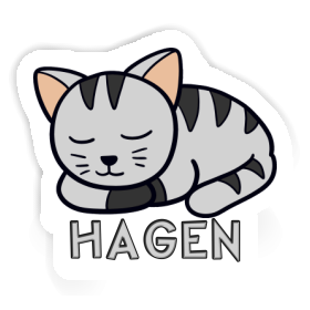 Hagen Sticker Katze Image