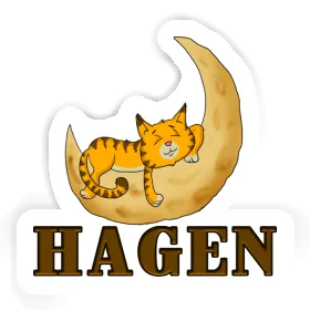 Hagen Sticker Katze Image