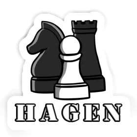 Sticker Hagen Chessman Image