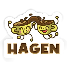 Aufkleber Hagen Kaffee Image