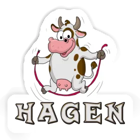 Autocollant Hagen Vache Image