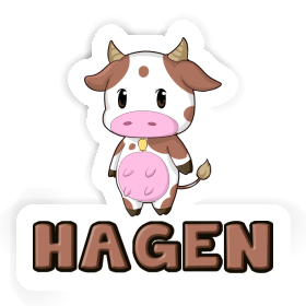 Sticker Cow Hagen Image