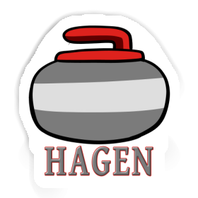 Sticker Hagen Curling Stone Image