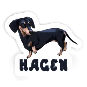 Sticker Hagen Dackel Image