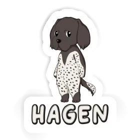 Sticker Kleiner Münsterländer Hagen Image