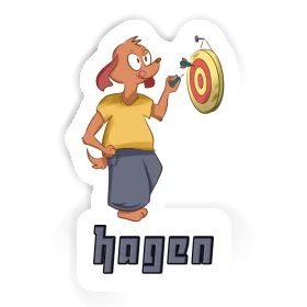 Sticker Hagen Dog Image