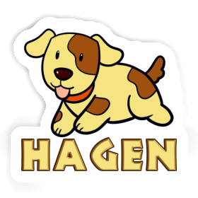 Hagen Autocollant Chien Image