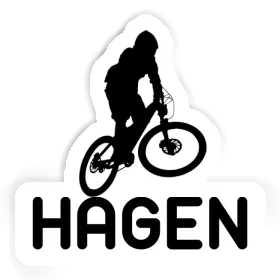 Downhiller Aufkleber Hagen Image