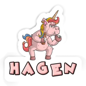 Hagen Autocollant Buveuse Image