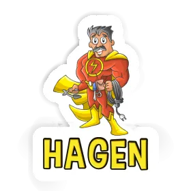 Sticker Hagen Elektriker Image