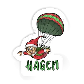 Autocollant Parachutiste Hagen Image