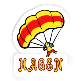Hagen Sticker Parachute Image