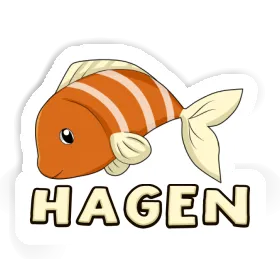 Autocollant Hagen Poisson Image