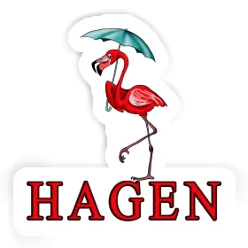 Flamant Autocollant Hagen Image