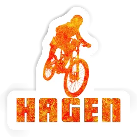 Sticker Freeride Biker Hagen Image