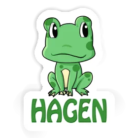 Autocollant Hagen Grenouille Image