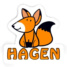 Hagen Sticker Fox Image