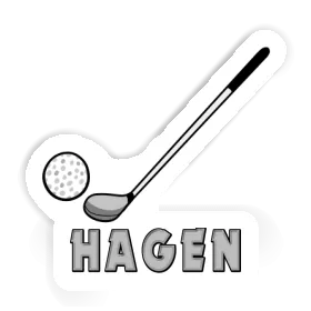 Autocollant Hagen Club de golf Image